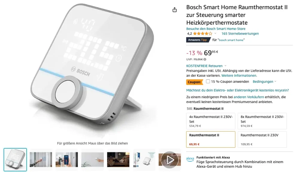Bosch Smart Home Raumthermostat II kaufen