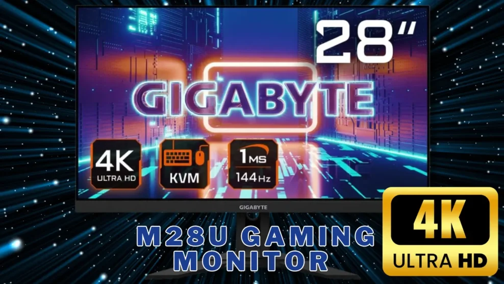 Gigabyte M28U Gaming Monitor: 28 Zoll 4K UHD & 144 Hz
