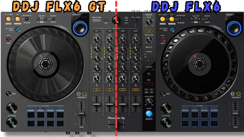 Pioneer DJ DDJ-FLX6-GT vs Pioneer DJ DDJ-FLX6 Unterschiede