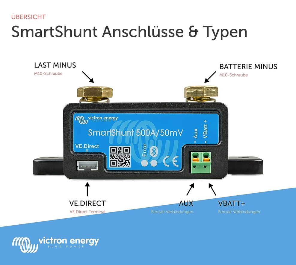 Victron Energy SmartShunt 500 Amp 1
