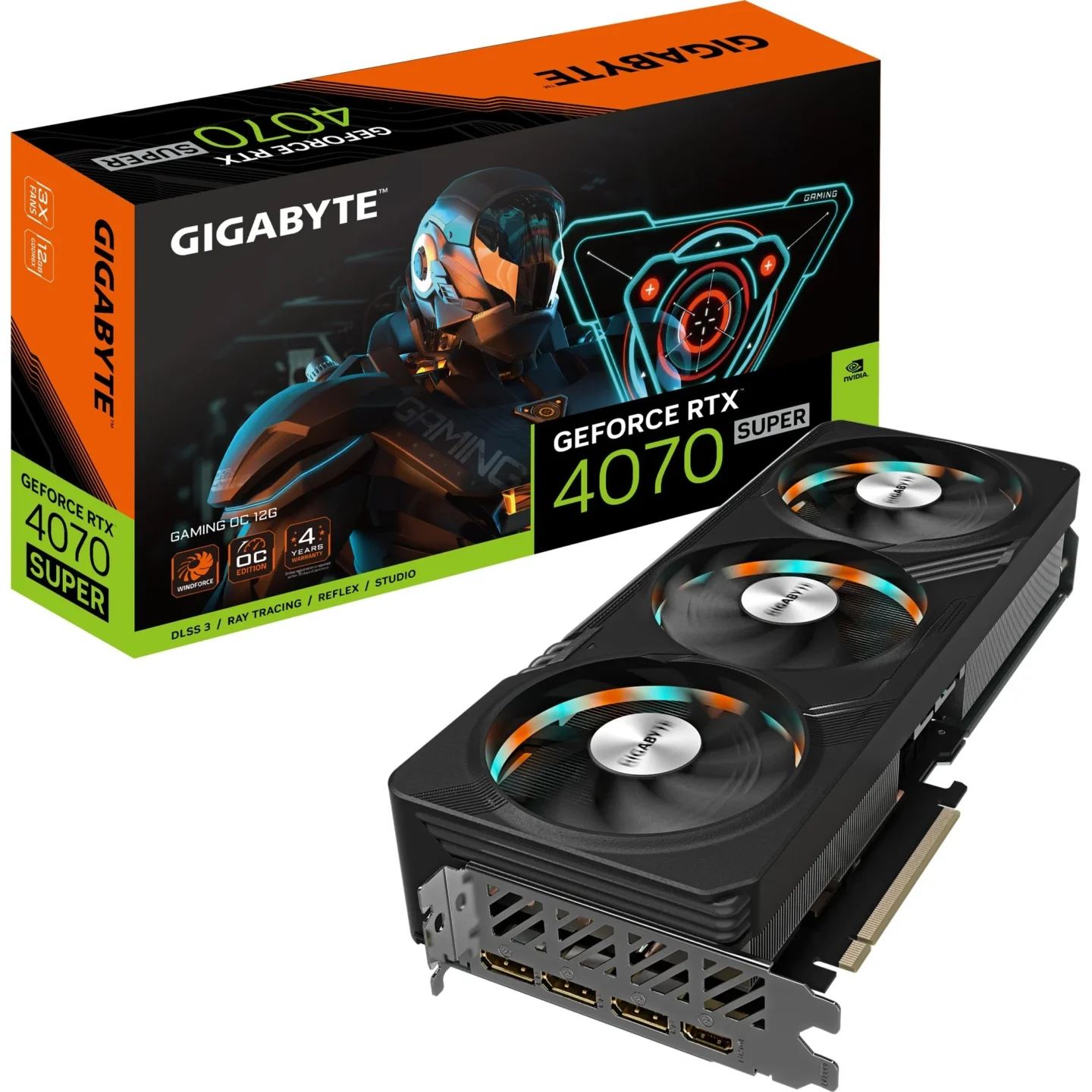 GIGABYTE GeForce RTX 4070 SUPER GAMING OC 12G Grafikkarte