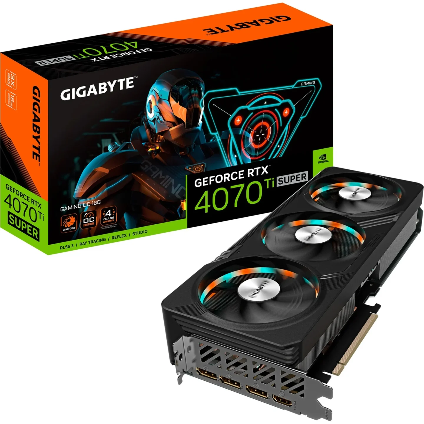 GIGABYTE GeForce RTX 4070 Ti SUPER GAMING OC 16G Grafikkarte