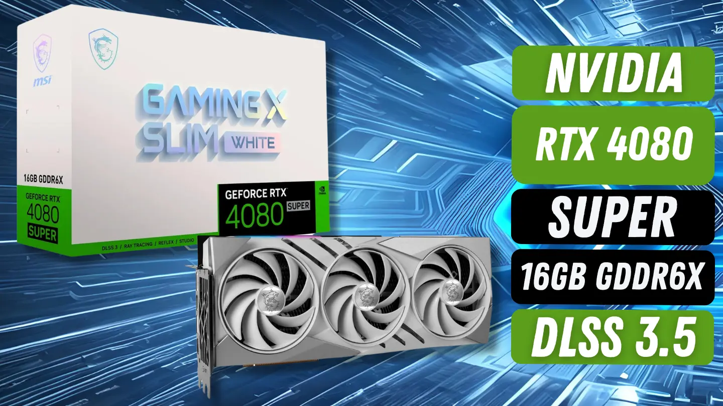 MSI GeForce RTX 4080 SUPER GAMING X SLIM WHITE