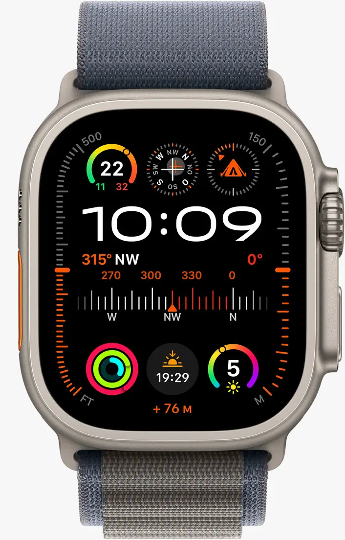 Apple Watch Ultra 2 draufsicht