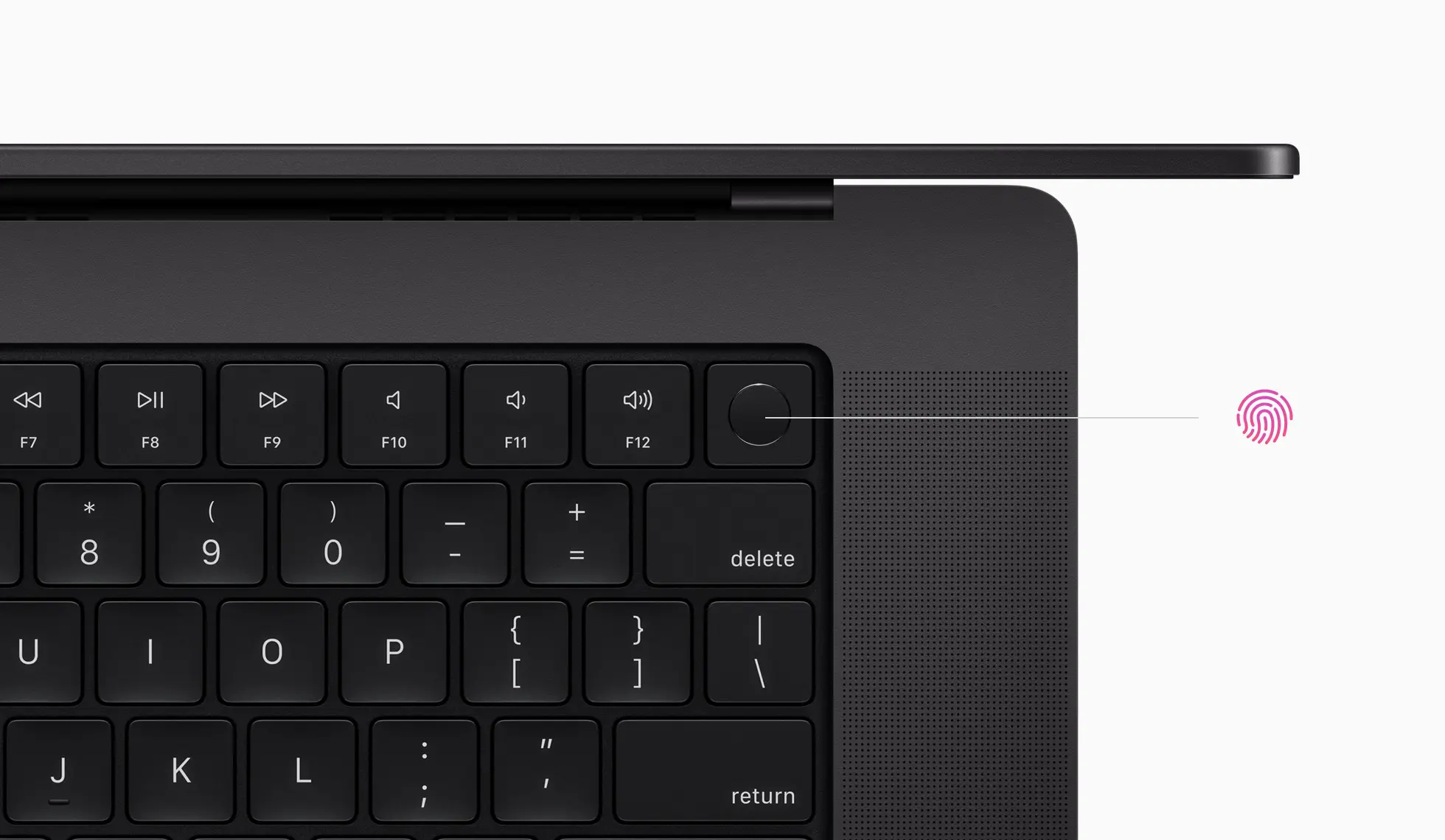 MacBook Pro M3 Sicherheit per Fingertipp