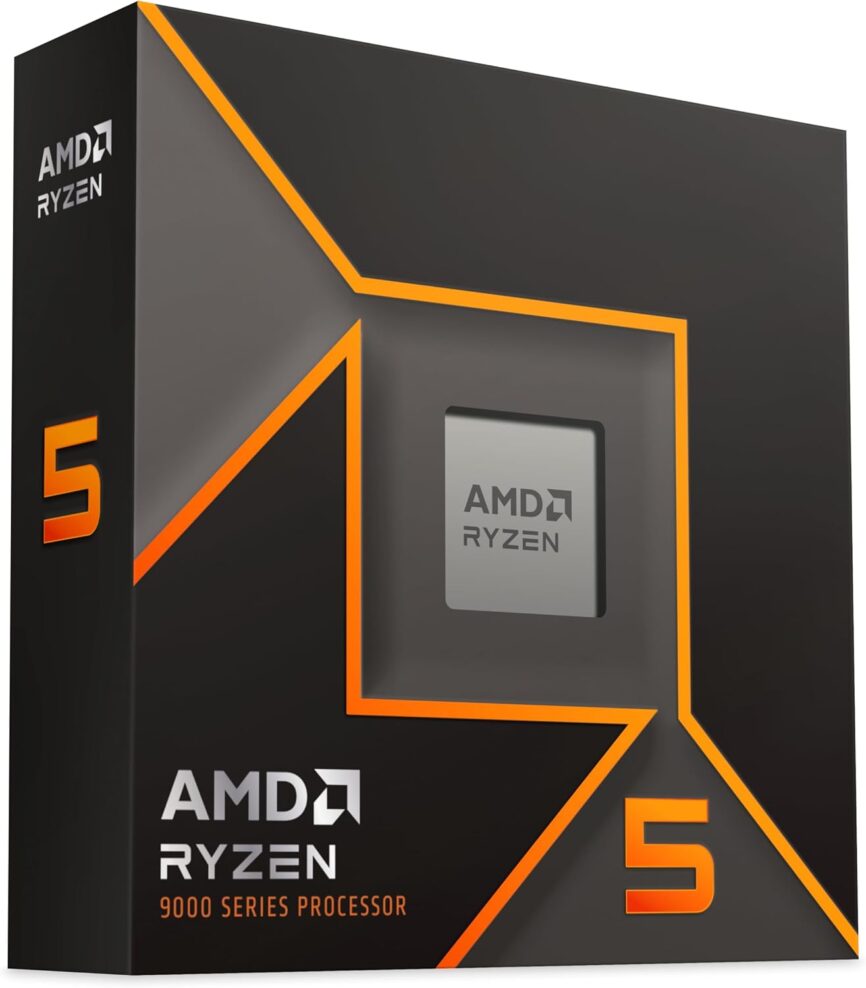 AMD Ryzen 5 9600X Prozessor, 6 Kerne/12 Threads, Zen 5-Architektur