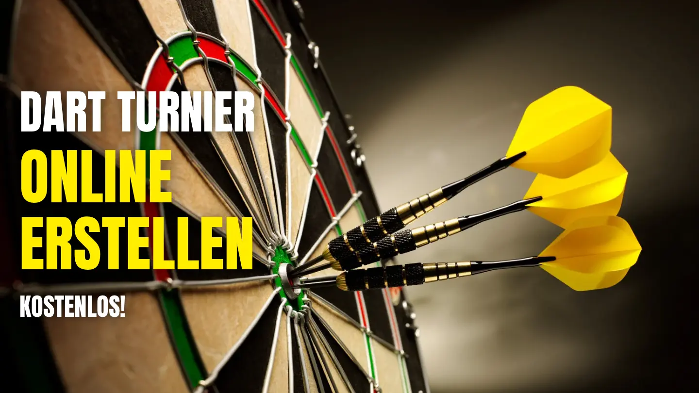 Dart Turnier kostenlos online erstellen