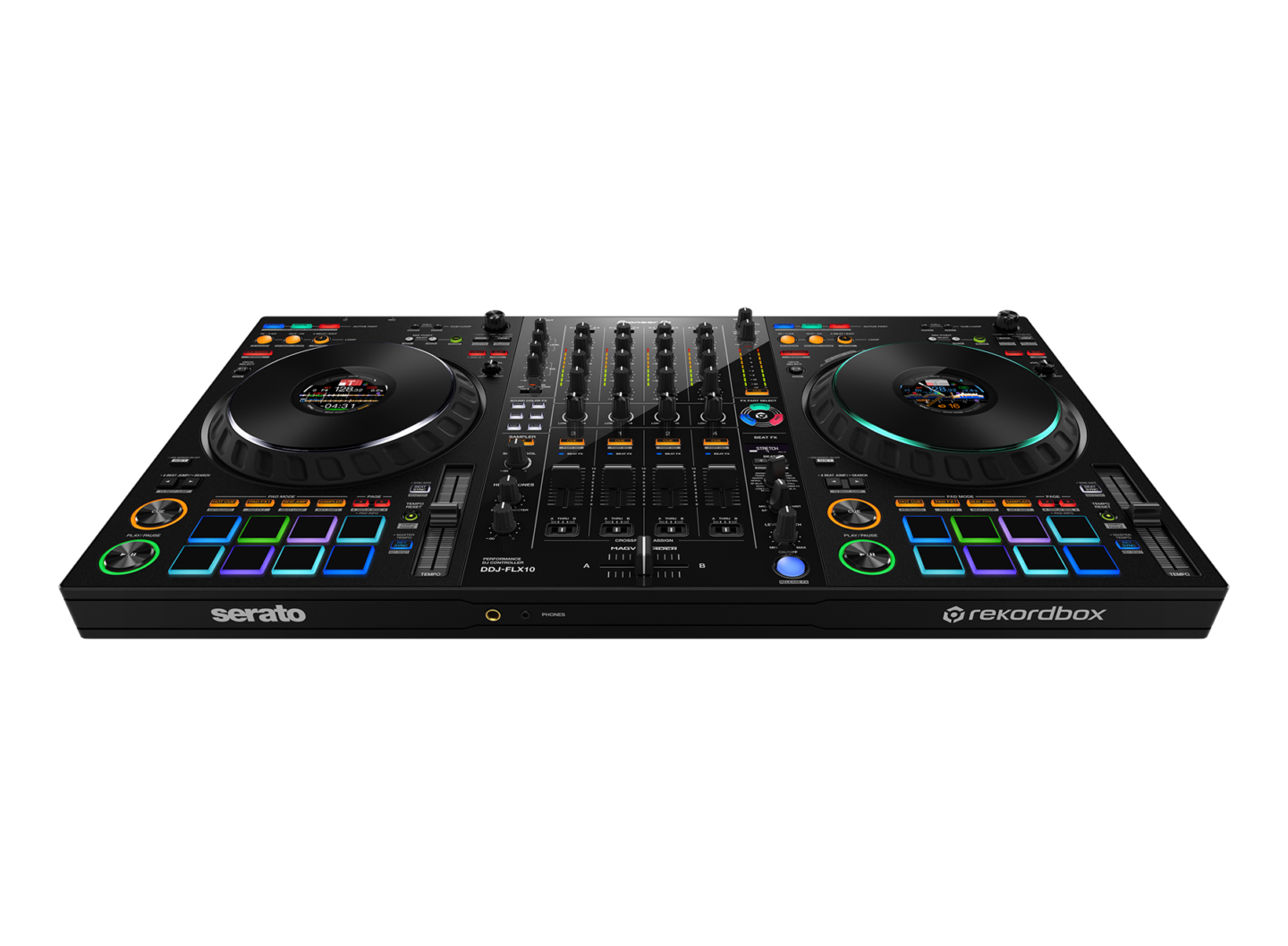 Pioneer DDJ-FLX10 Controller_frontangle