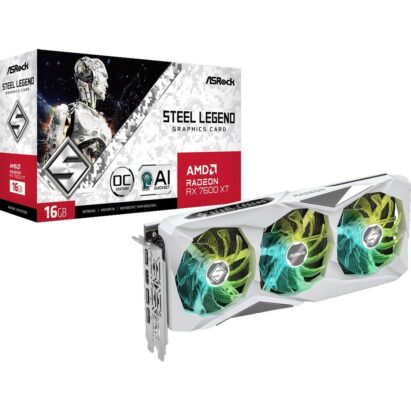 ASRock Radeon RX 7600 XT Steel Legend 16GB OC, Grafikkarte - 90-GA4ZZZ-00UANF broschisblog