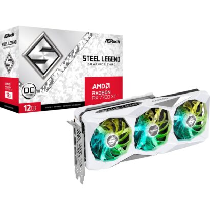 ASRock Radeon RX 7700 XT Steel Legend OC, Grafikkarte - 90-GA4PZZ-00UANF broschisblog