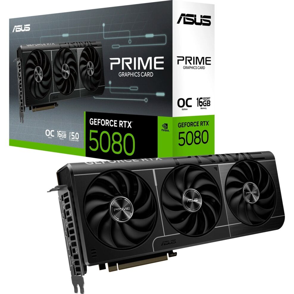 ASUS GeForce RTX 5080 PRIME OC, Grafikkarte - 90YV0LX0-M0NA00 broschisblog