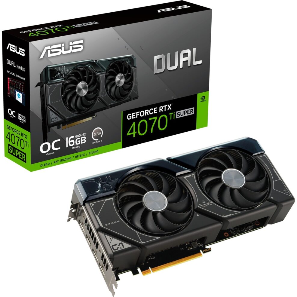 Asus GeForce RTX 4070 Ti SUPER DUAL OC Edition, Grafikkarte - 90YV0KF3-M0NA00 broschisblog