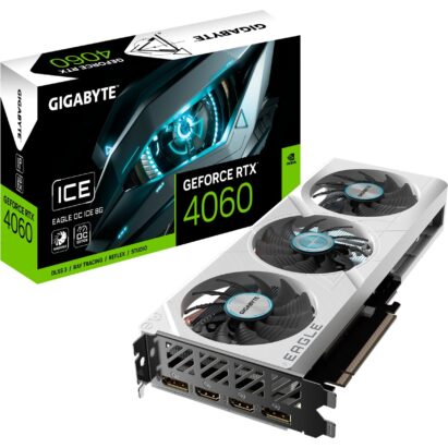 Gigabyte GeForce RTX 4060 EAGLE ICE, Grafikkarte - GV-N4060EAGLEOC ICE-8GD broschisblog