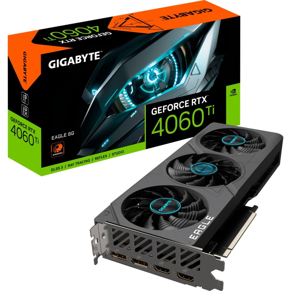 Gigabyte GeForce RTX 4060 Ti EAGLE 8G, Grafikkarte - GV-N406TEAGLE-8GD broschisblog