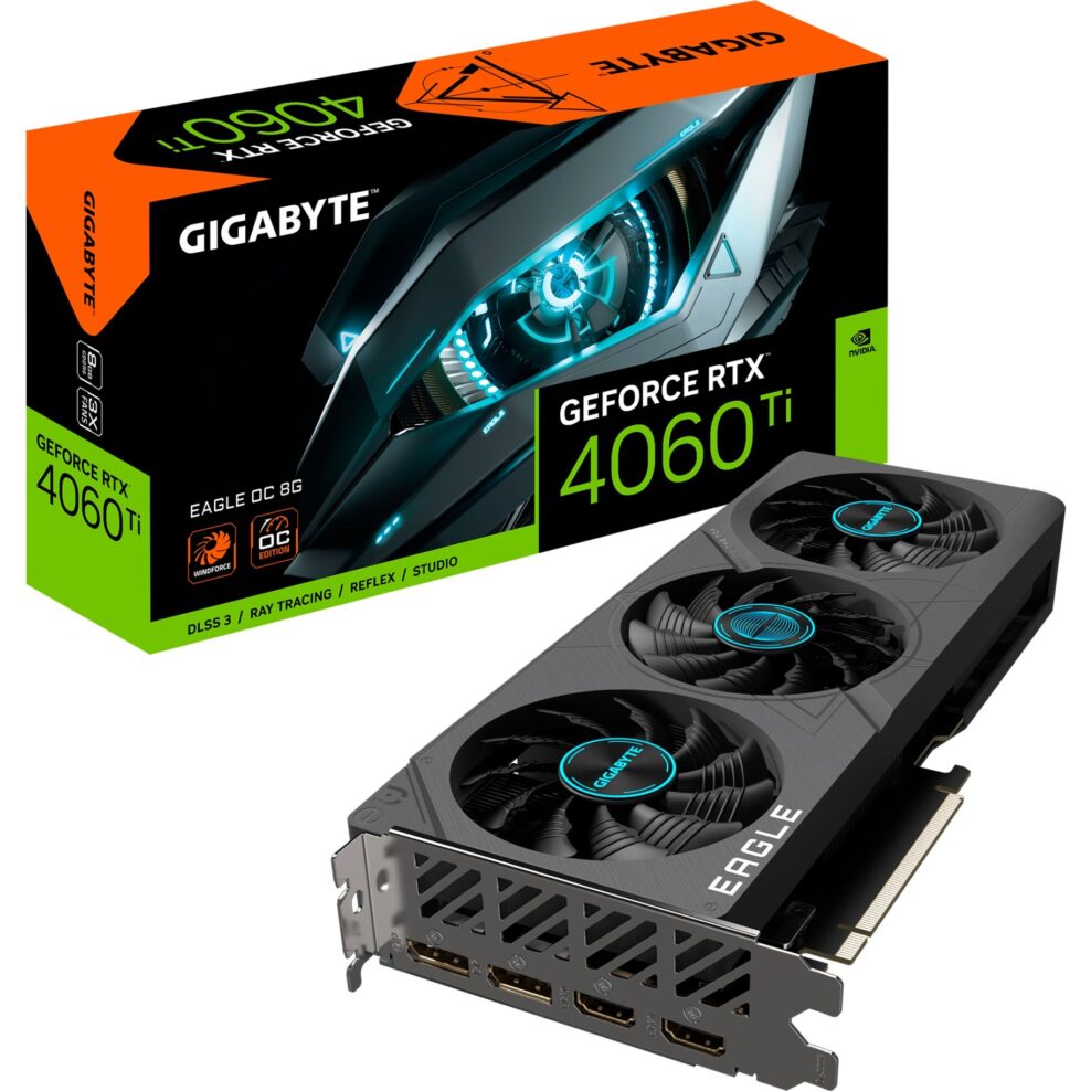 Gigabyte GeForce RTX 4060 Ti EAGLE OC 8G, Grafikkarte - GV-N406TEAGLE OC-8GD broschisblog