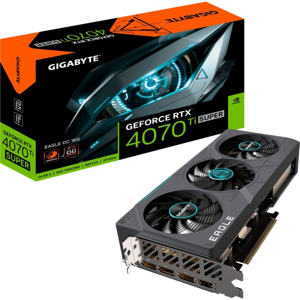 Gigabyte GeForce RTX 4070 Ti SUPER EAGLE OC 16G, Grafikkarte - GV-N407TSEAGLE OC-16GD broschisblog