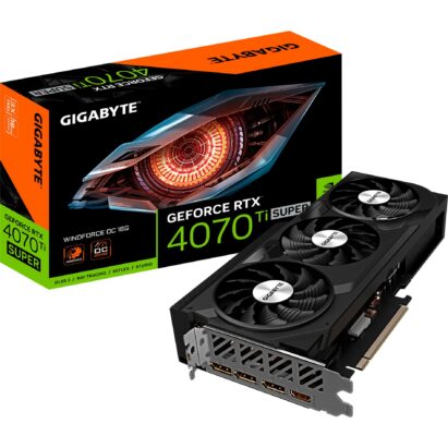 Gigabyte GeForce RTX 4070 Ti SUPER WINDFORCE OC 16G, Grafikkarte - GV-N407TSWF3OC-16GD broschisblog