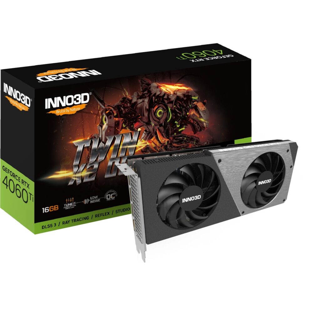 Inno3d GeForce RTX 4060 Ti 16GB Twin X2 OC, Grafikkarte - N406T2-16D6X-178055N broschisblog