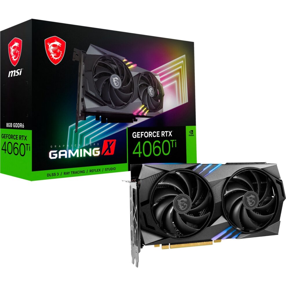 MSI GeForce RTX 4060 Ti GAMING X 8G, Grafikkarte - V515-015R broschisblog