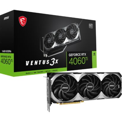 MSI GeForce RTX 4060 Ti VENTUS 3X 16G OC, Grafikkarte - V517-004R broschisblog