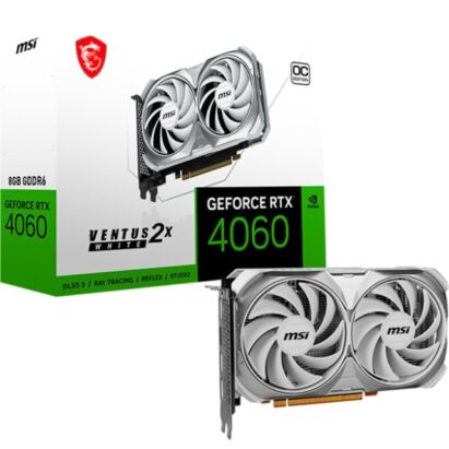 MSI GeForce RTX 4060 VENTUS 2X OC WHITE, Grafikkarte - V516-030R broschisblog