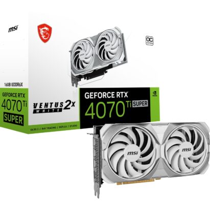 MSI GeForce RTX 4070 Ti SUPER 16G VENTUS 2X WHITE OC, Grafikkarte - V513-629R broschisblog