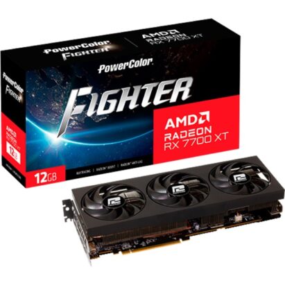 Powercolor Radeon RX 7700 XT Fighter 12GB OC - RX7700XT 12G-F/OC broschisblog