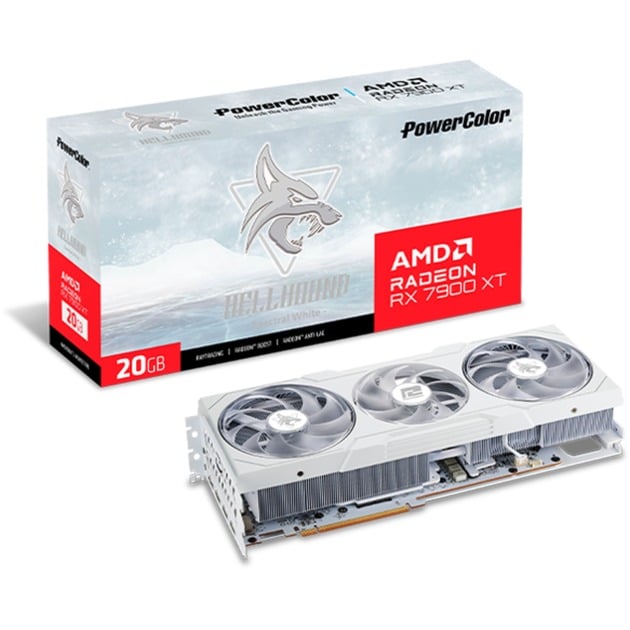 Powercolor Radeon RX 7900 XT Hellhound Spectral 20GB OC, Grafikkarte - RX7900XT 20G-L/OC/WHITE broschisblog