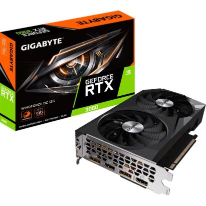 Gigabyte GeForce RTX 3060 WINDFORCE OC 12G, Grafikkarte - GV-N3060WF2OC-12GD broschisblog