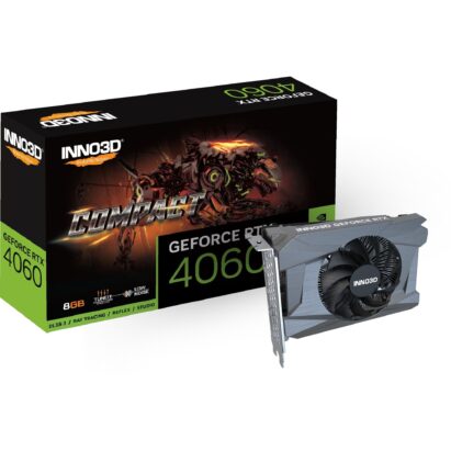 Inno3d GeForce RTX 4060 COMPACT, Grafikkarte - N40601-08D6-173050N broschisblog