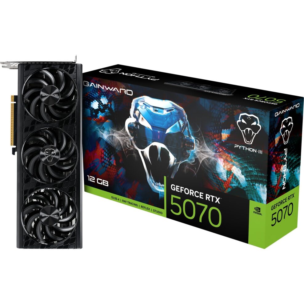 Gainward GeForce RTX 5070 Python III, Grafikkarte - NE75070019K9-GB2050T broschisblog