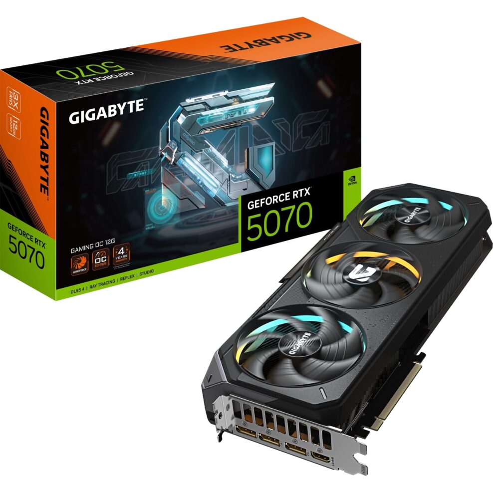 Gigabyte GeForce RTX 5070 Gaming OC, Grafikkarte - GV-N5070GAMING OC-12GD broschisblog