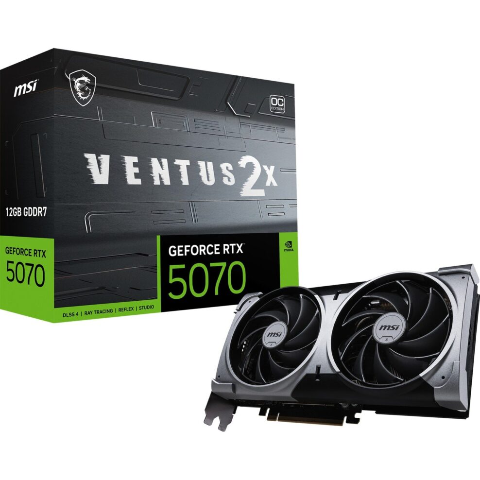 MSI GeForce RTX 5070 12G VENTUS 2X OC, Grafikkarte broschisblog