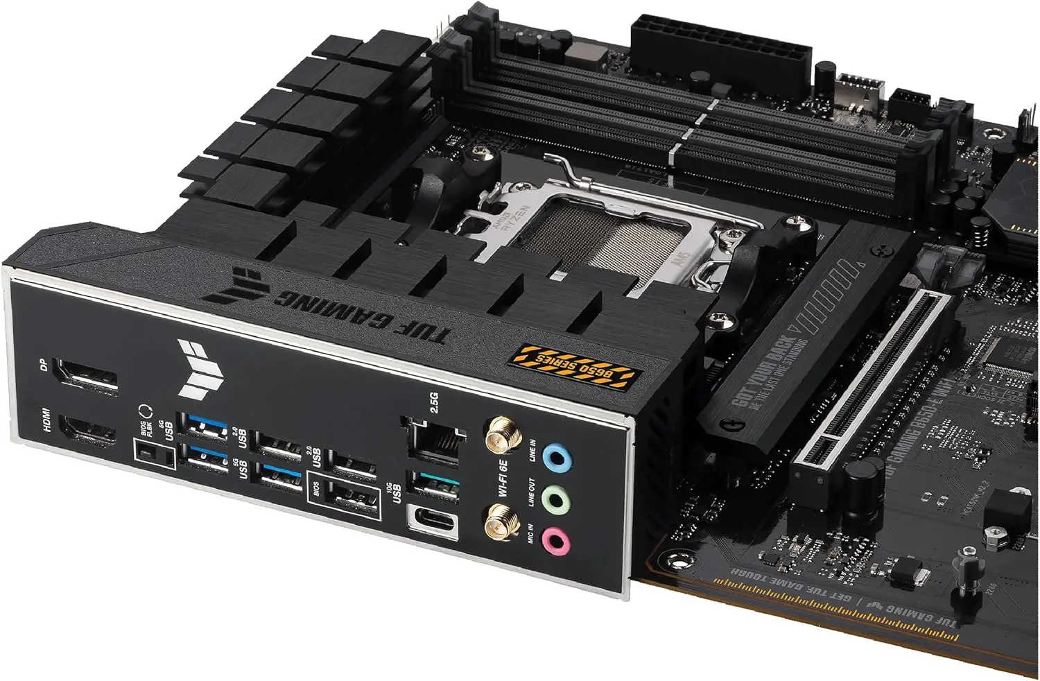 ASUS TUF Gaming B650-E WiFi Mainboard Anschlüsse
