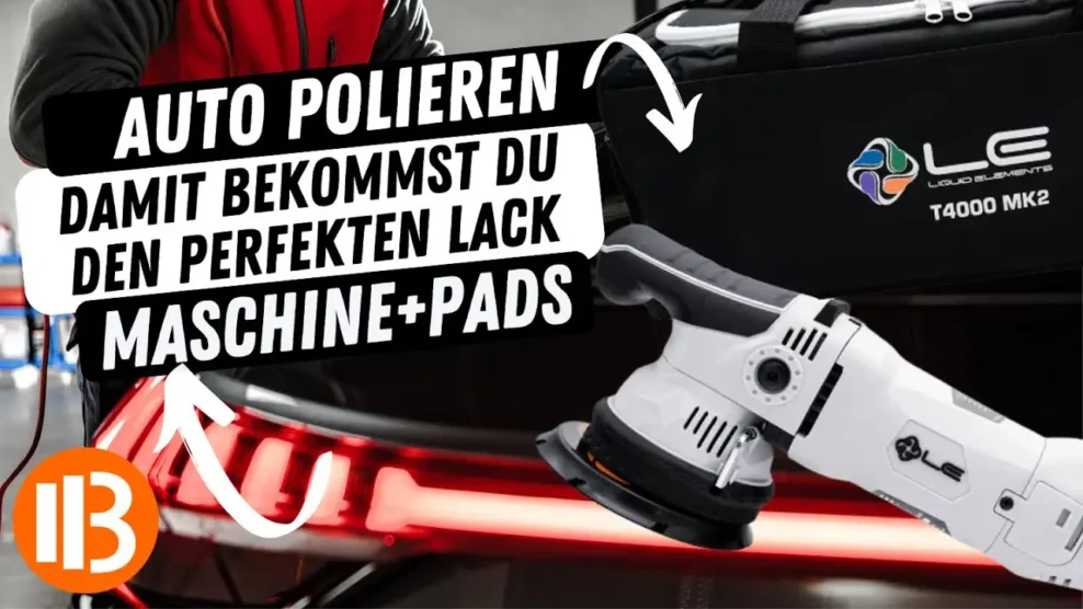 Auto Wohnmobil polieren Poliermaschine Politur