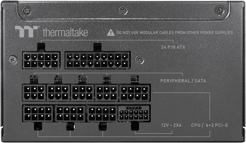 Thermaltake Toughpower GT 750W Anschlüsse