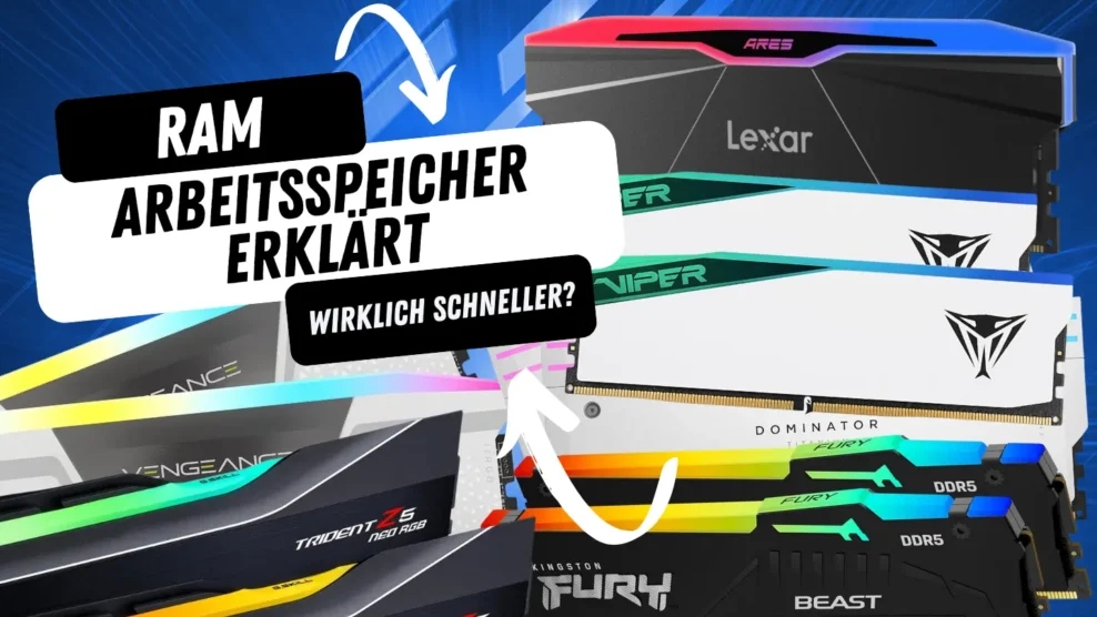 Arbeitsspeicher erklärt Wie viel RAM macht deinen PC wirklich schneller