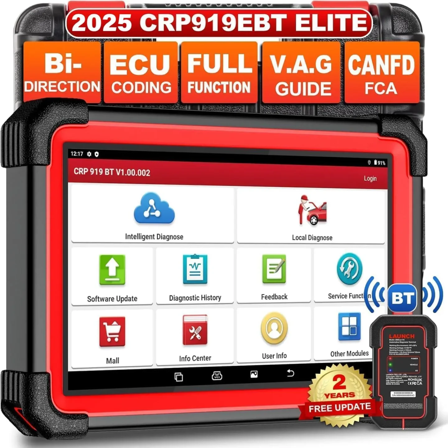 LAUNCH X431 CRP919E BT obd2 diagnosegerät
