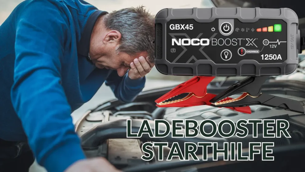 Ladebooster Starthilfe Auto