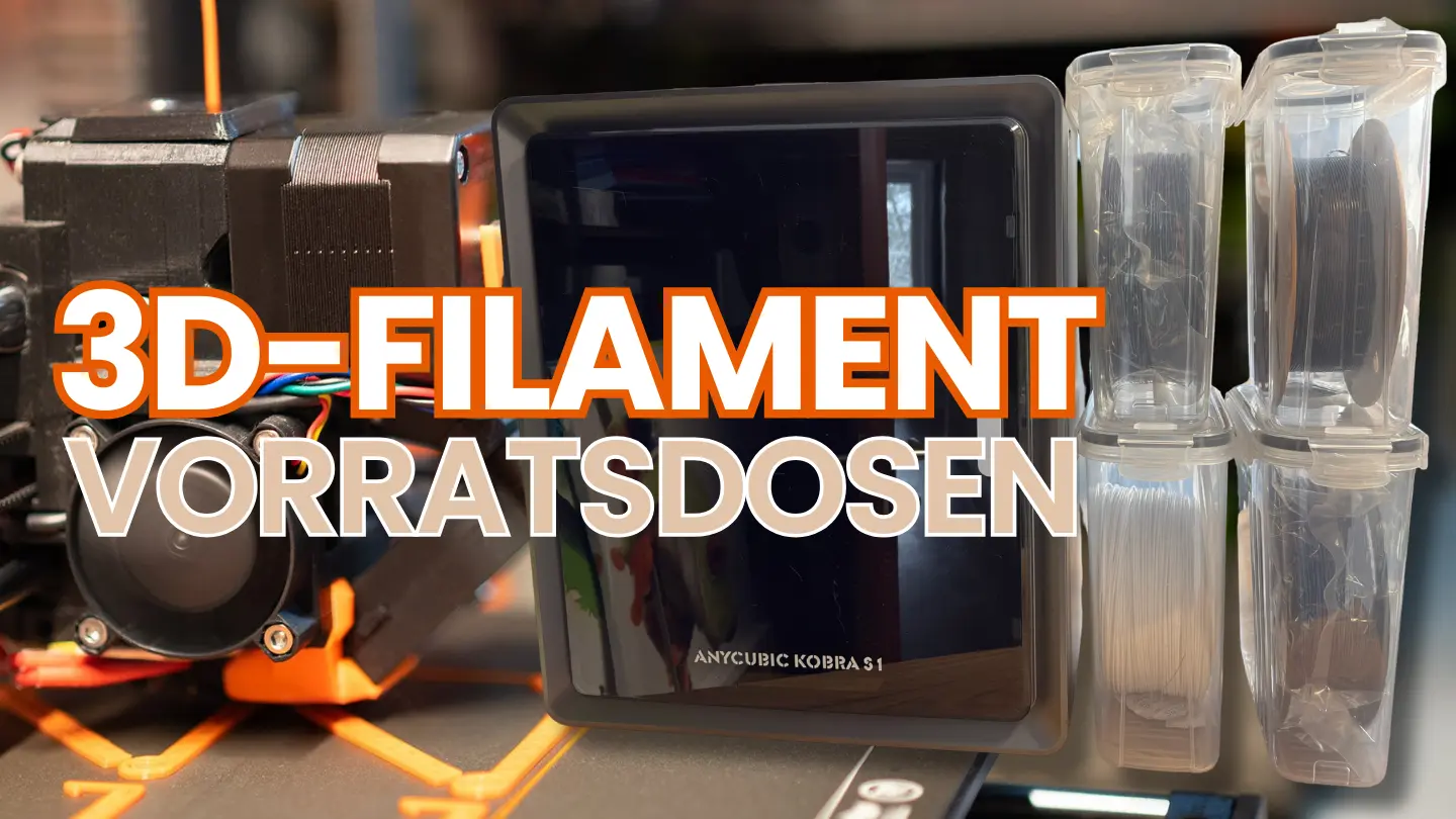 3D-Filament luftdicht Vorratsdosen