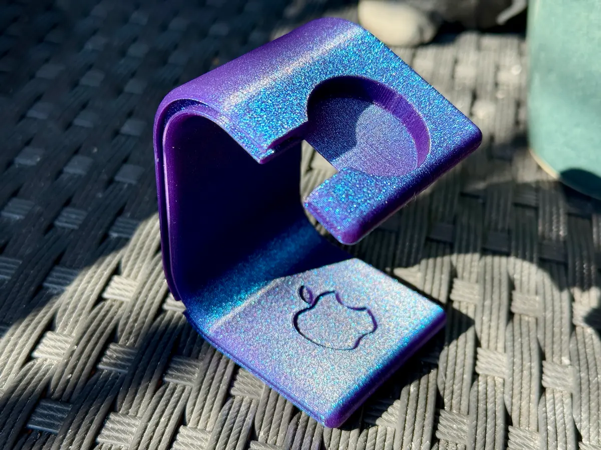 Apple Watch Ständer | FLASHFORGE PLA Multicolor Nebula Purple