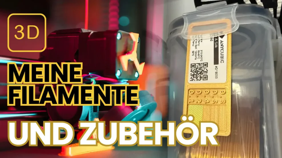 Meine Filamente, Filament Cards und Etiketten für den 3D-Druck