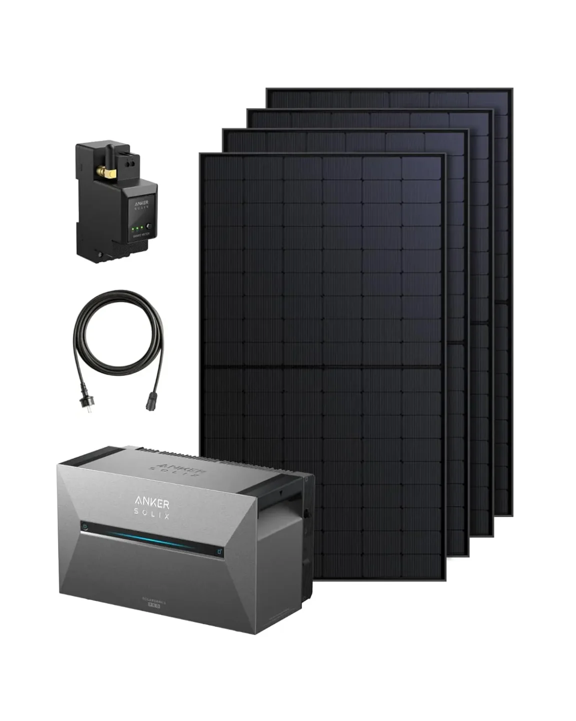 Anker SOLIX 3 Pro Balkonkraftwerk 2680Wh 2000W Solarpanels